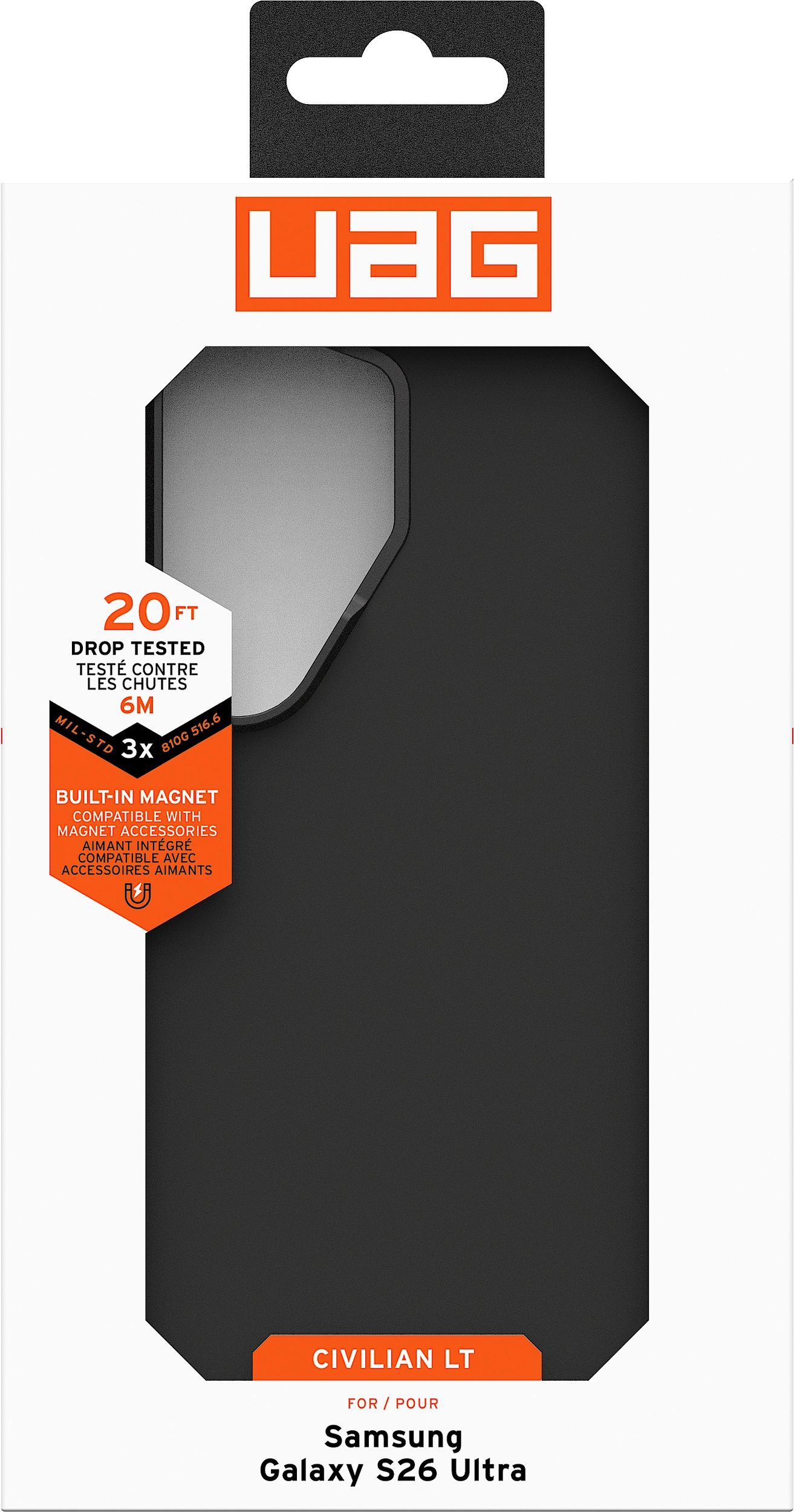 UAG Civilian LT Samsung Galaxy S26 Ultra Hoesje MagSafe Back Cover Zwart afbeelding 19