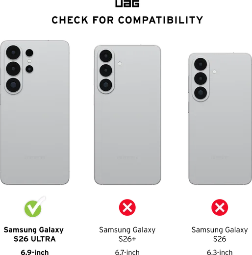 UAG Civilian LT Samsung Galaxy S26 Ultra Hoesje MagSafe Back Cover Zwart afbeelding 18
