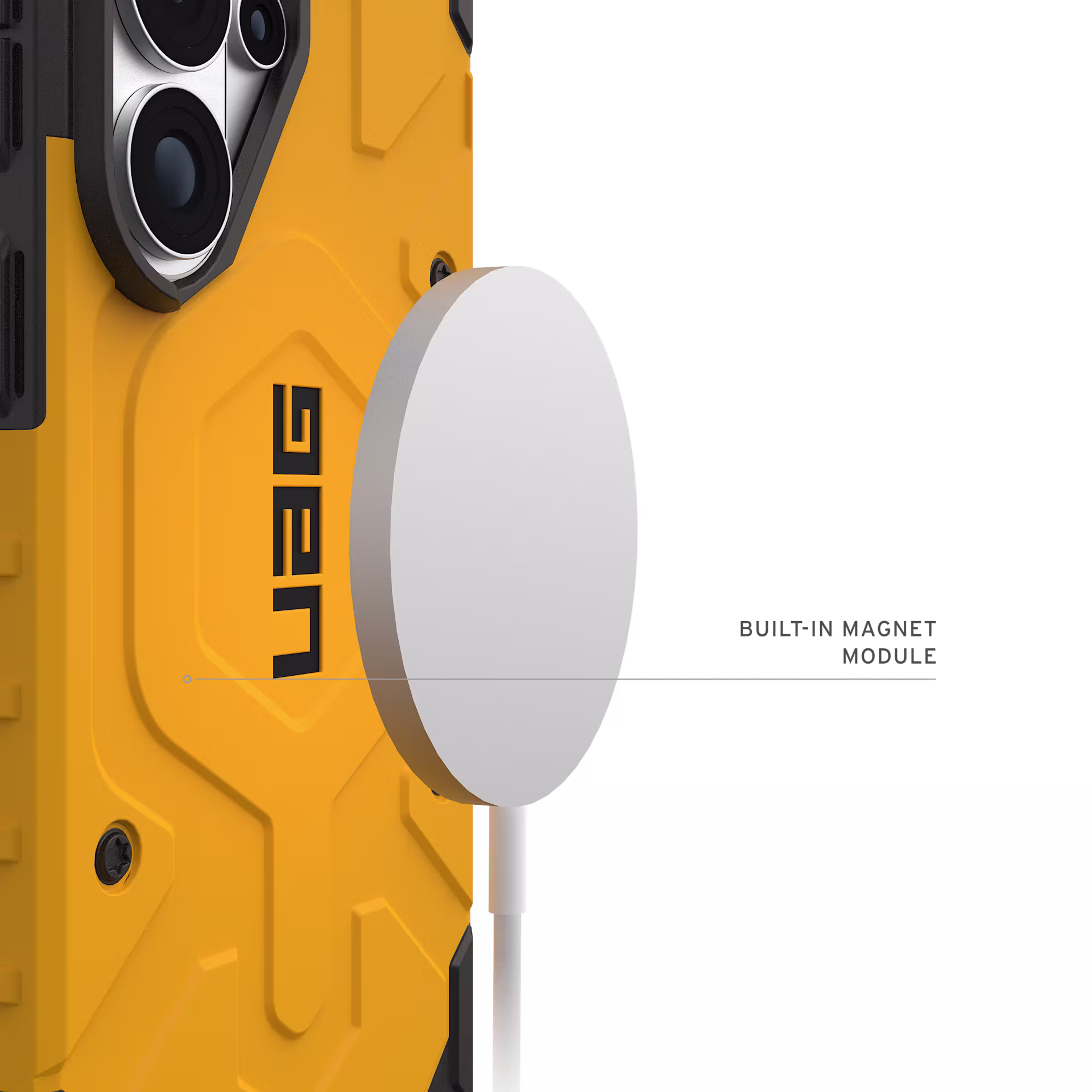 UAG Pathfinder Samsung Galaxy S26 Ultra Hoesje MagSafe Back Cover Geel afbeelding 9