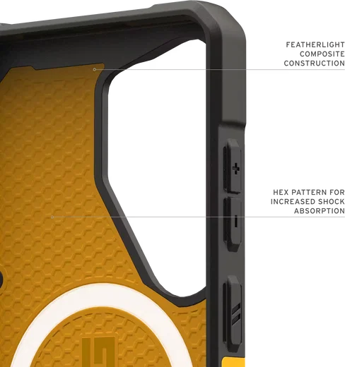 UAG Pathfinder Samsung Galaxy S26 Ultra Hoesje MagSafe Back Cover Geel afbeelding 8