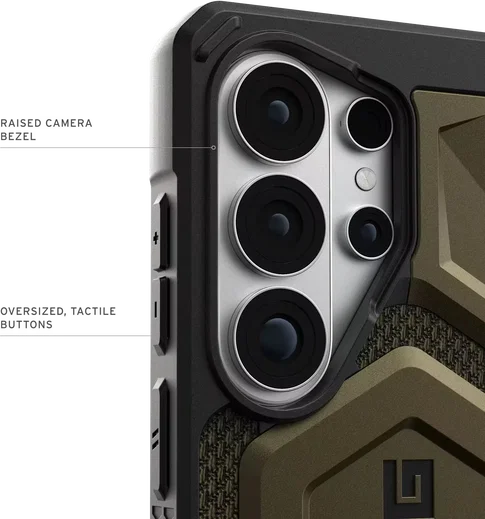 UAG Monarch Pro Samsung S26 Ultra Hoesje Magnetic Back Cover Groen afbeelding 5