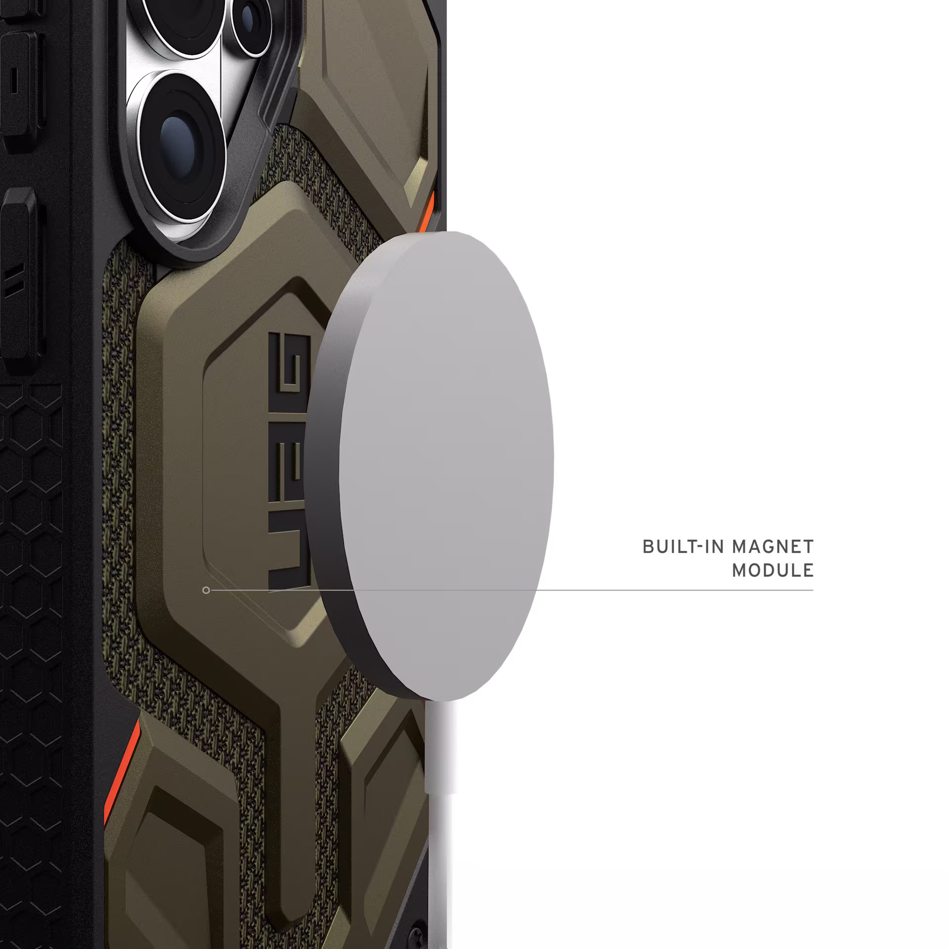 UAG Monarch Pro Samsung S26 Ultra Hoesje Magnetic Back Cover Groen afbeelding 9