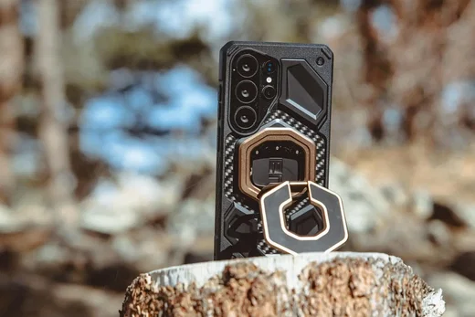 UAG Monarch Pro Samsung S26 Ultra Hoesje Magnetic Back Cover Carbon Fiber afbeelding 6