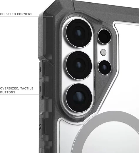 UAG Trooper Samsung S26 Ultra Hoesje Magnetic Back Cover Grijs Transparant afbeelding 7