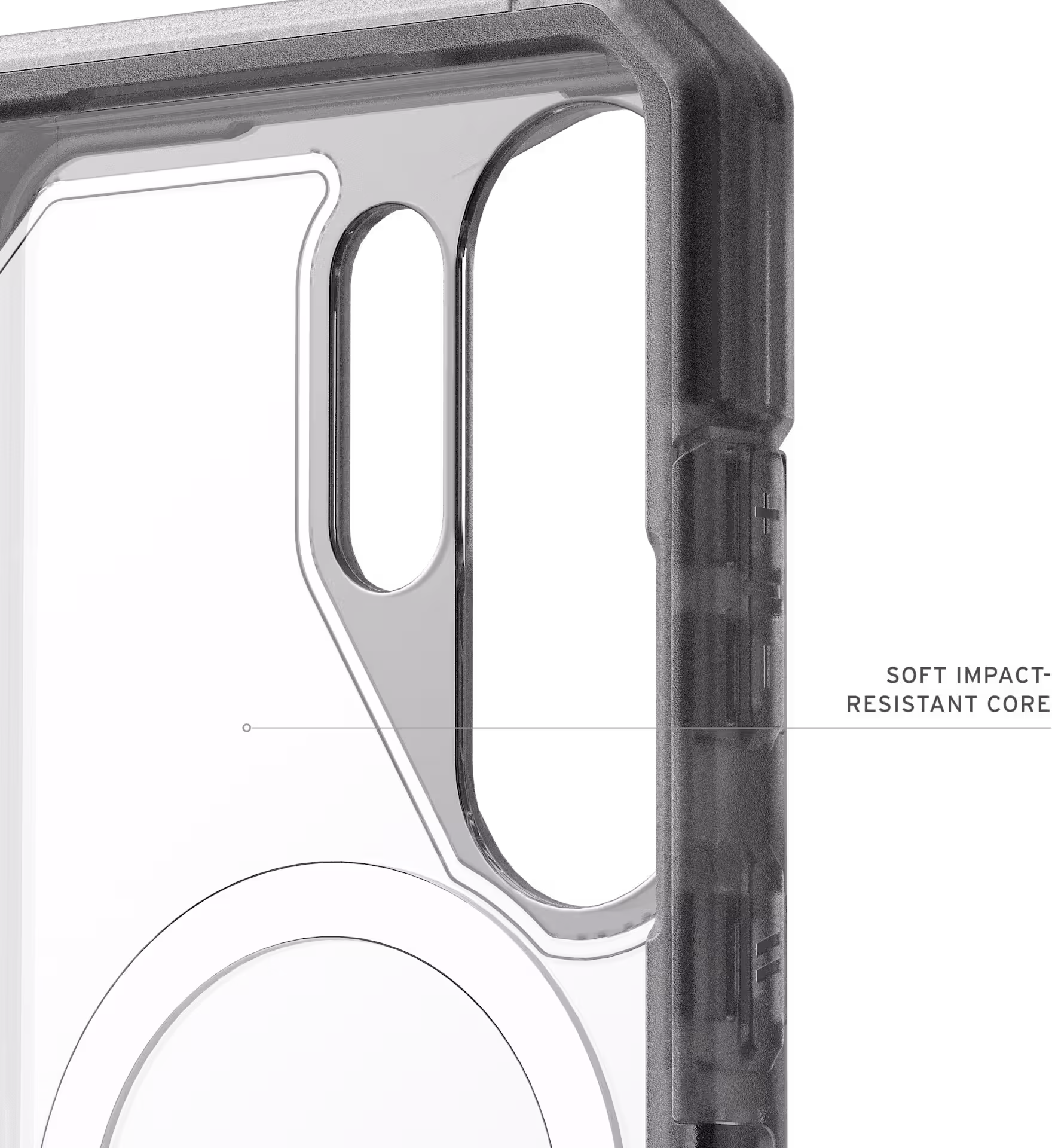 UAG Trooper Samsung S26 Ultra Hoesje Magnetic Back Cover Grijs Transparant afbeelding 10