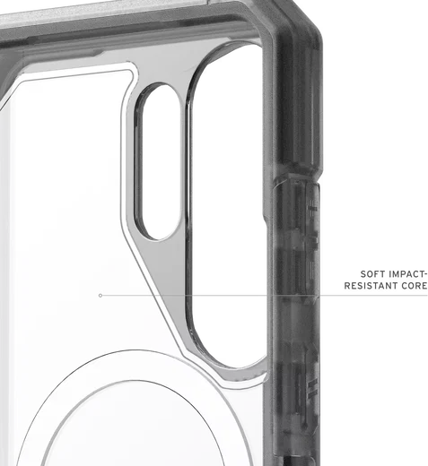 UAG Trooper Samsung S26 Ultra Hoesje Magnetic Back Cover Grijs Transparant afbeelding 10