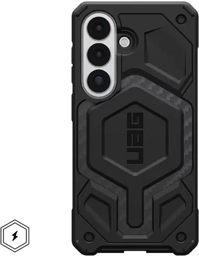 UAG Monarch Pro Samsung Galaxy S26 Hoesje Magnatic Back Cover Carbon Fiber afbeelding 1