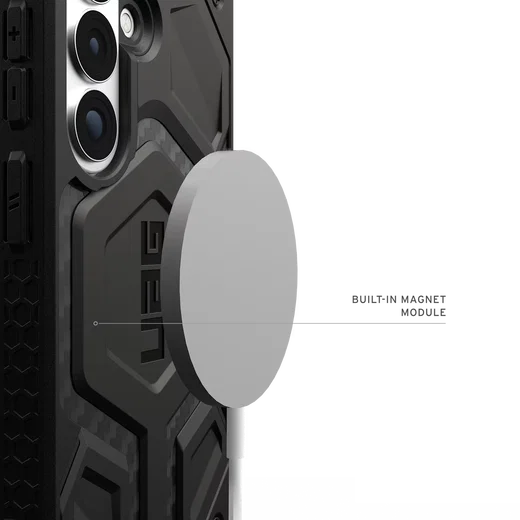 UAG Monarch Pro Samsung Galaxy S26 Hoesje Magnatic Back Cover Carbon Fiber afbeelding 3
