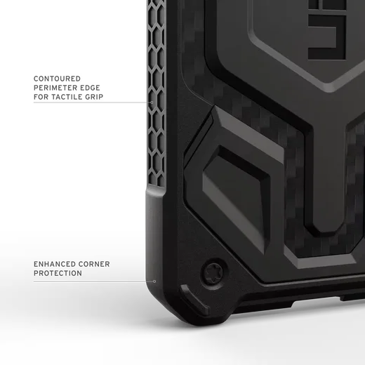 UAG Monarch Pro Samsung Galaxy S26 Hoesje Magnatic Back Cover Carbon Fiber afbeelding 5