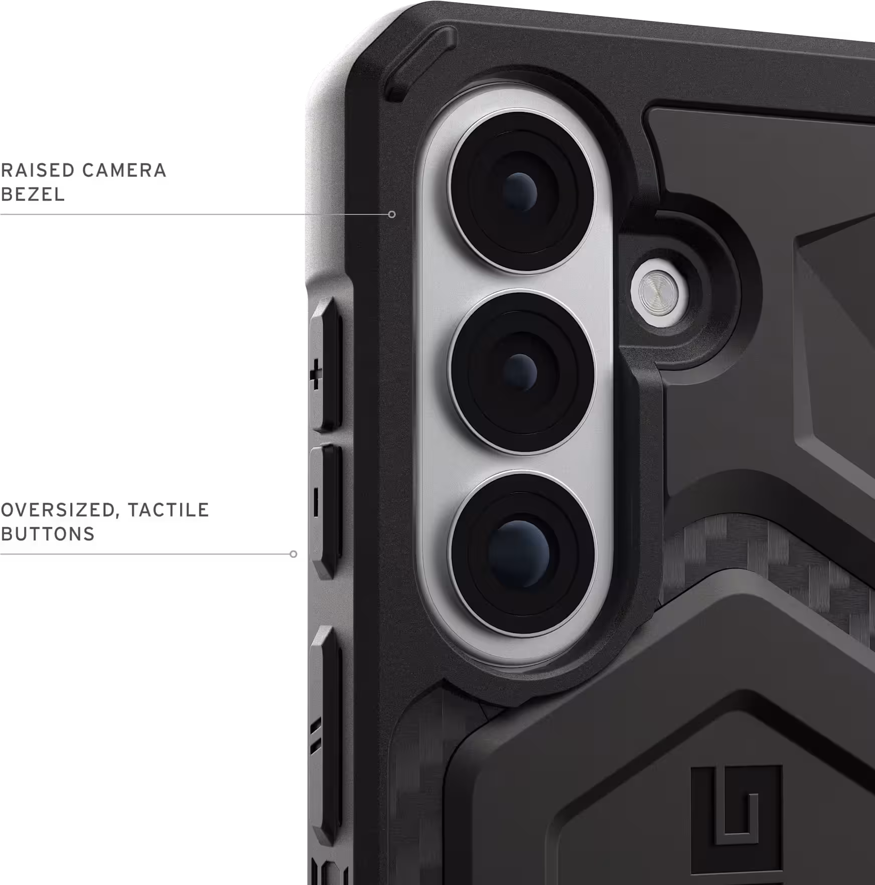 UAG Monarch Pro Samsung Galaxy S26 Hoesje Magnatic Back Cover Carbon Fiber afbeelding 4