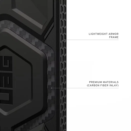 UAG Monarch Pro Samsung Galaxy S26 Hoesje Magnatic Back Cover Carbon Fiber afbeelding 7