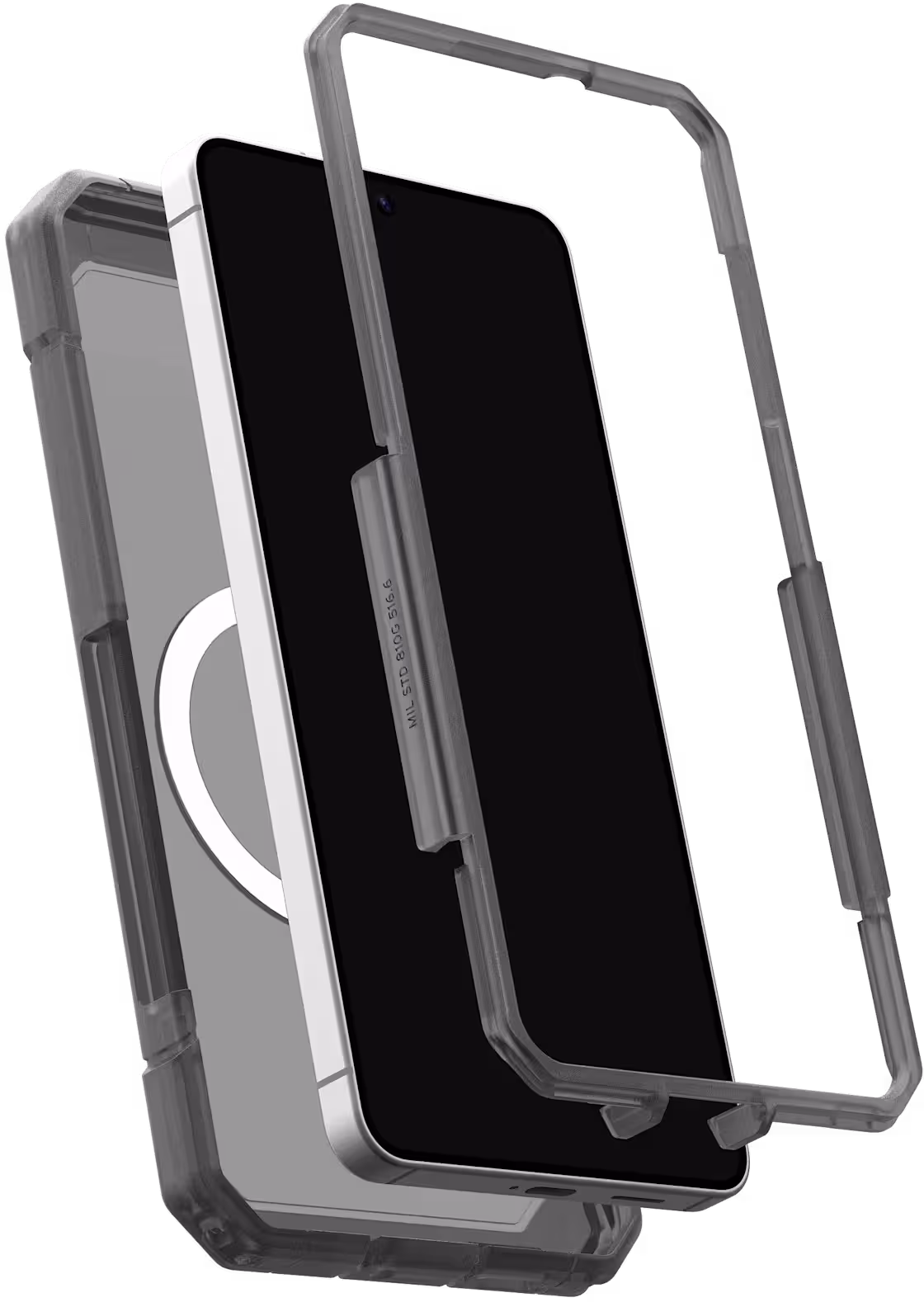 UAG Trooper Samsung Galaxy S26 Plus Hoesje Magnetic Back Cover Ash afbeelding 4