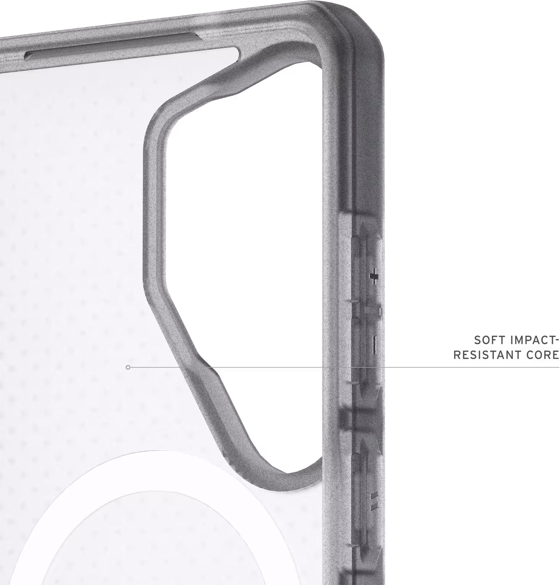 UAG Dot Samsung Galaxy S26 Ultra Hoesje Magnetic Back Cover Ice Ash afbeelding 8