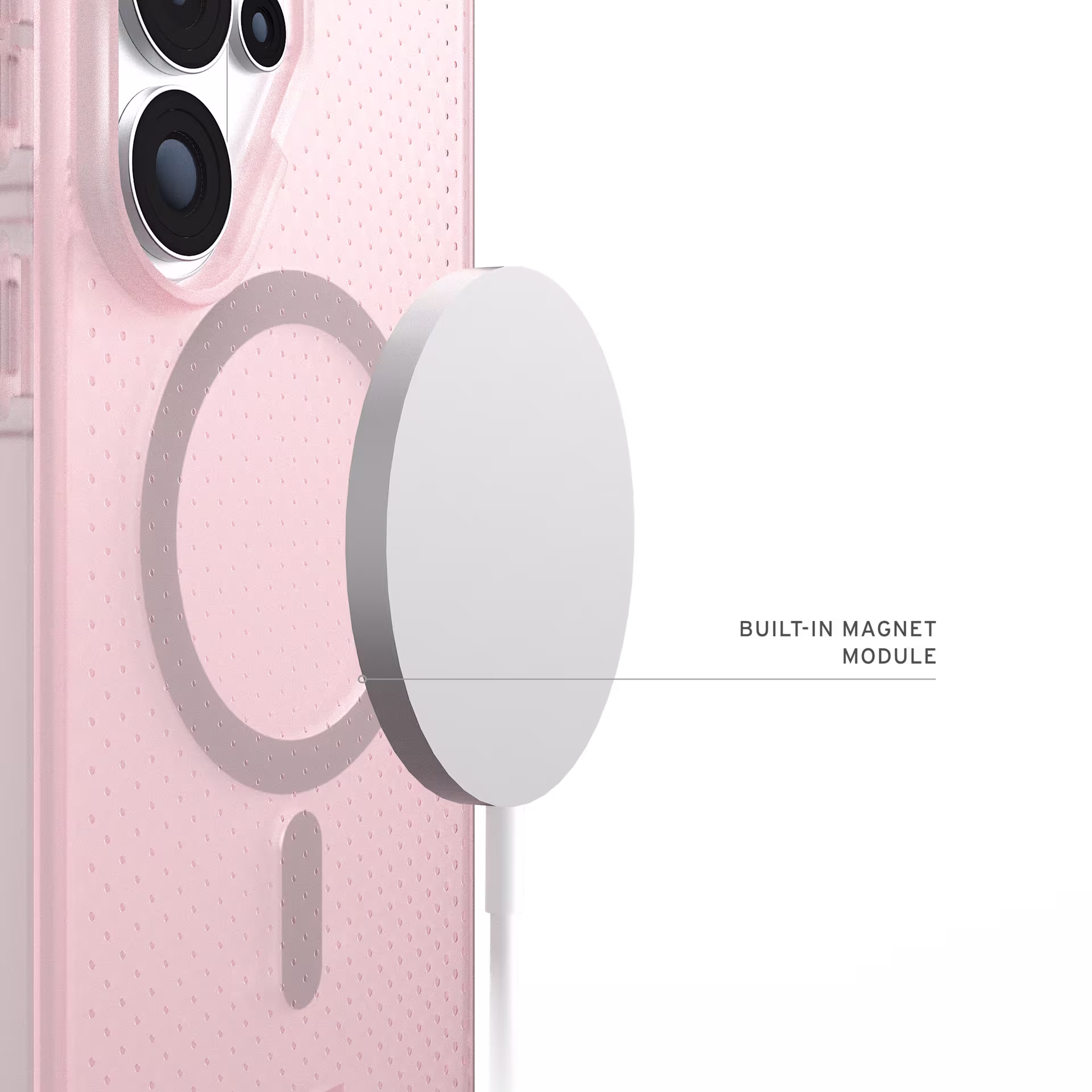 UAG Dot Samsung Galaxy S26 Ultra Hoesje Magnetic Back Cover Roze afbeelding 9