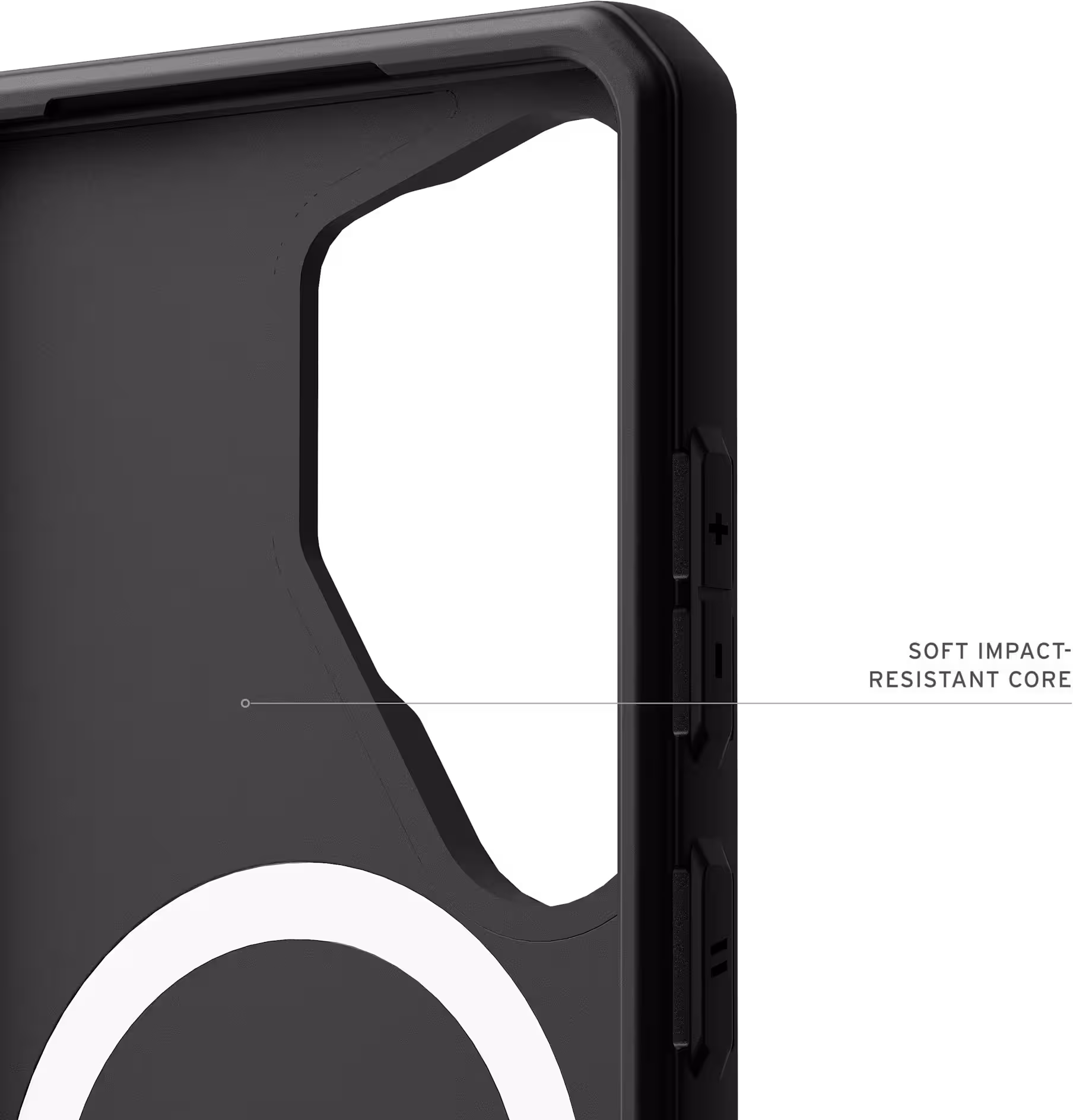 UAG Dot Samsung Galaxy S26 Ultra Hoesje Magnetic Back Cover Zwart afbeelding 8