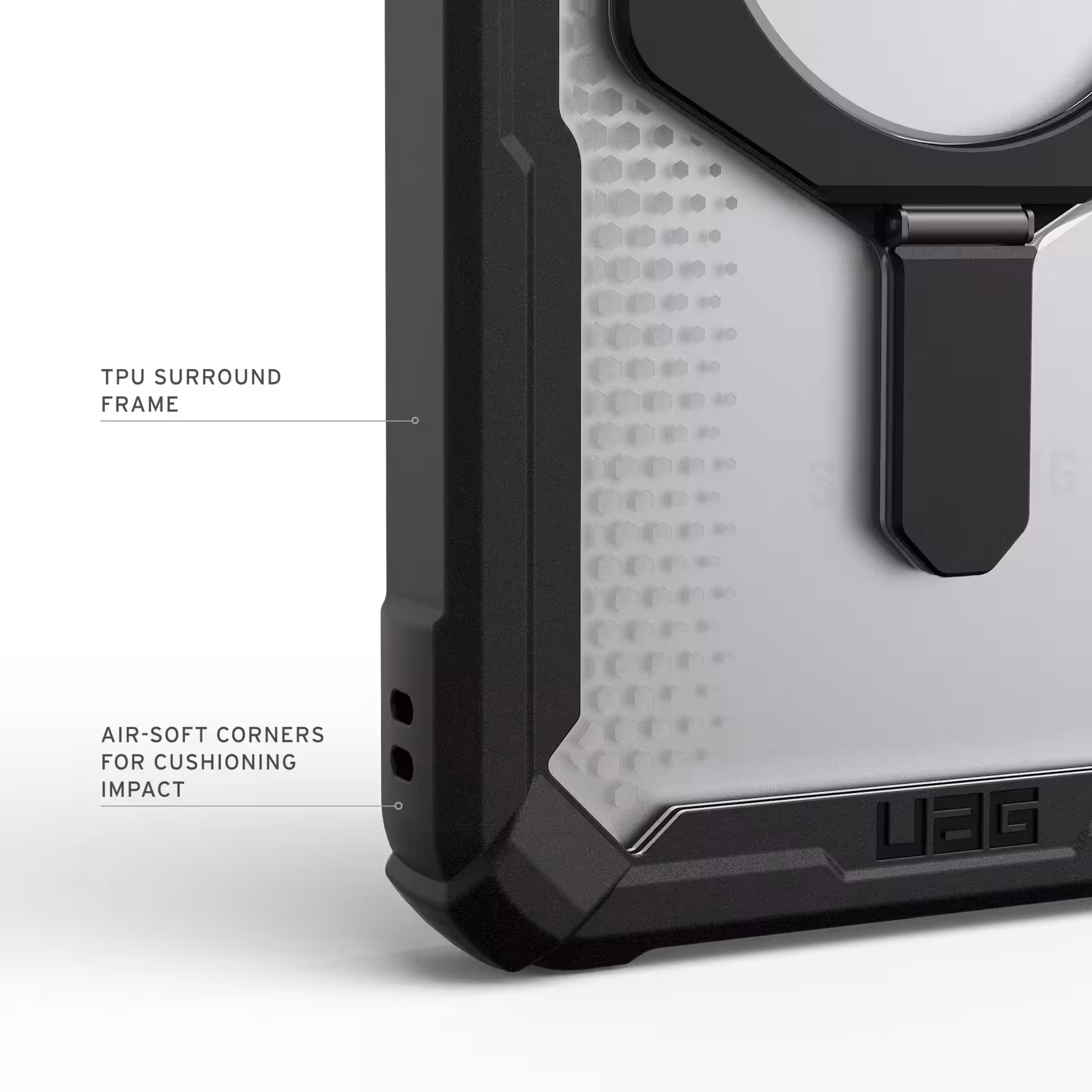 UAG Plasma XTE Samsung Galaxy S26 Ultra Hoesje Magnetic Stand Zwart Transparant afbeelding 8