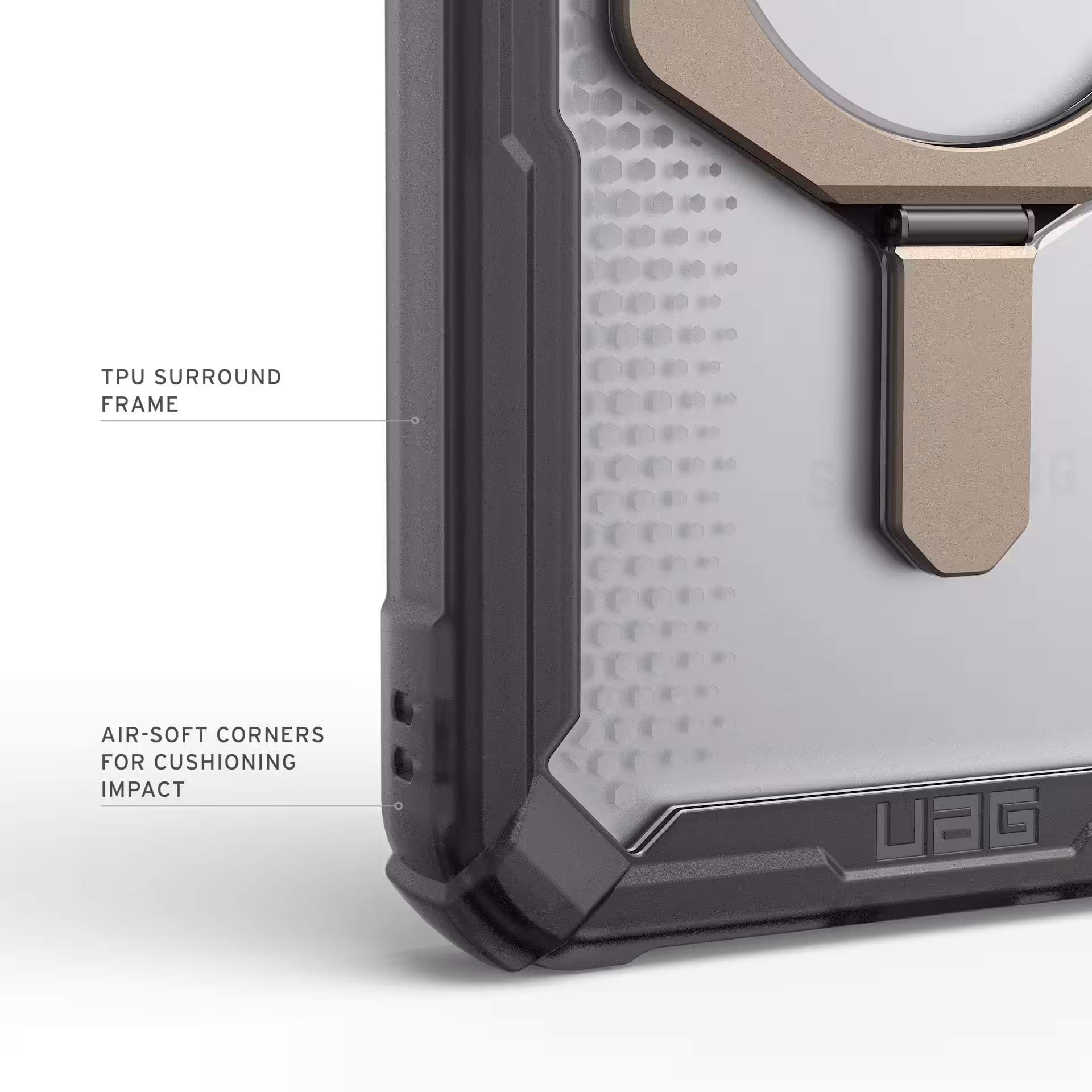 UAG Plasma XTE Samsung Galaxy S26 Ultra Hoesje Magnetic Stand Ash Titanum afbeelding 8
