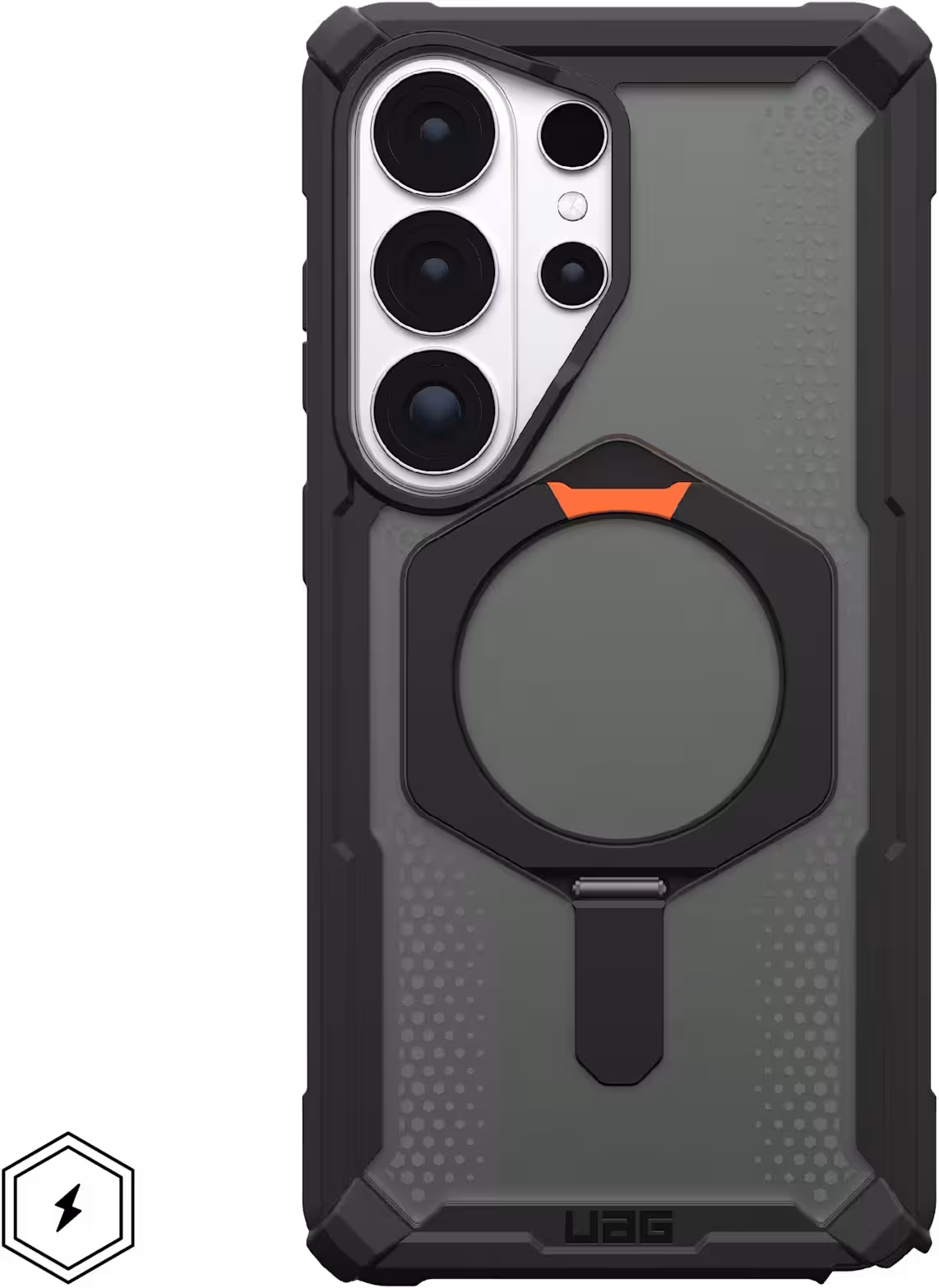UAG Plasma XTE Samsung Galaxy S26 Ultra Hoesje Magnetic Stand Zwart Oranje afbeelding 1