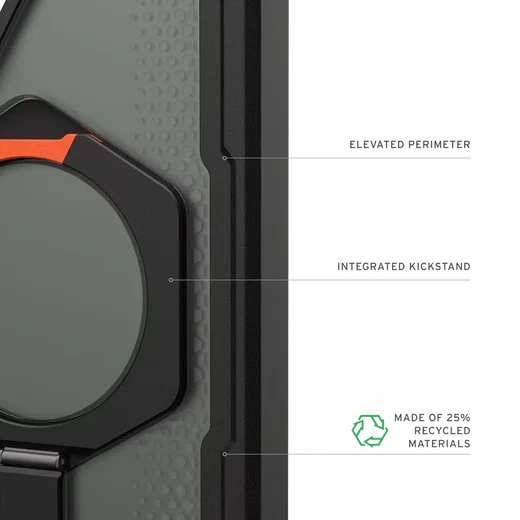 UAG Plasma XTE Samsung Galaxy S26 Ultra Hoesje Magnetic Stand Zwart Oranje afbeelding 9