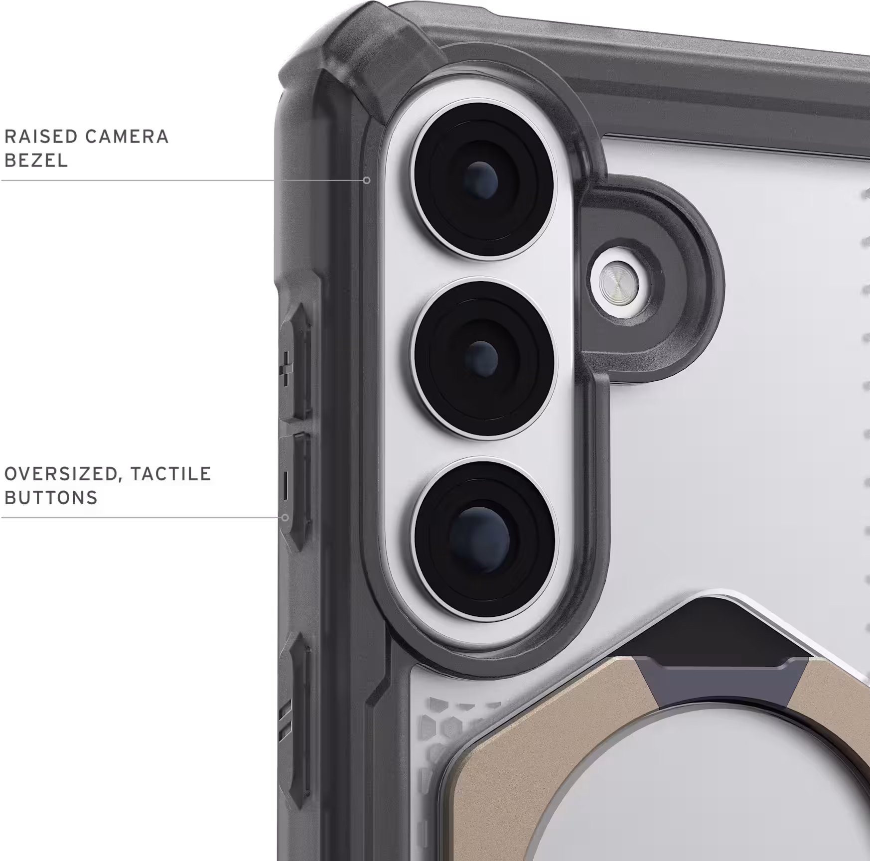 UAG Plasma XTE Samsung S26 Plus Hoesje Magnetic Stand Back Cover Ash Titanium afbeelding 6