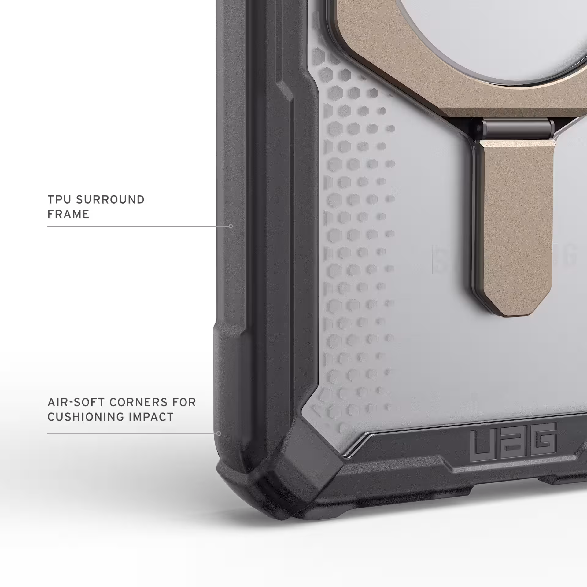 UAG Plasma XTE Samsung S26 Plus Hoesje Magnetic Stand Back Cover Ash Titanium afbeelding 7