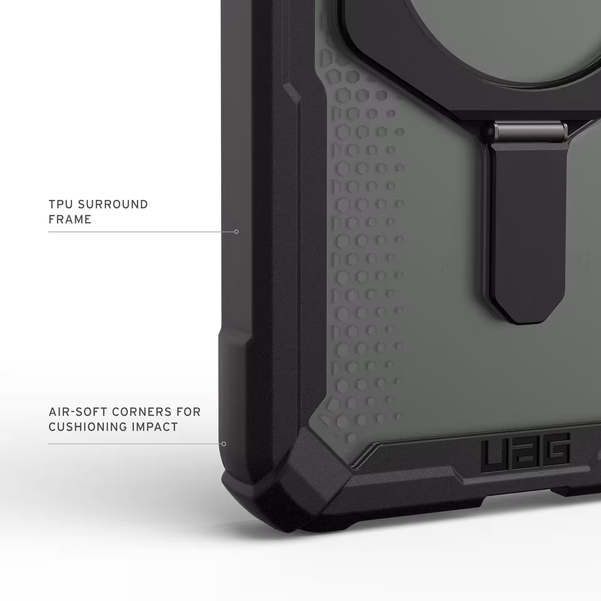 UAG Plasma XTE Samsung S26 Plus Hoesje Magnetic Stand Back Cover Zwart Oranje afbeelding 8
