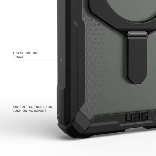 UAG Plasma XTE Samsung S26 Plus Hoesje Magnetic Stand Back Cover Zwart Oranje afbeelding 8