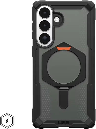 UAG Plasma XTE Samsung S26 Plus Hoesje Magnetic Stand Back Cover Zwart Oranje afbeelding 1