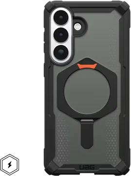 UAG Plasma XTE Samsung S26 Plus Hoesje Magnetic Stand Back Cover Zwart Oranje