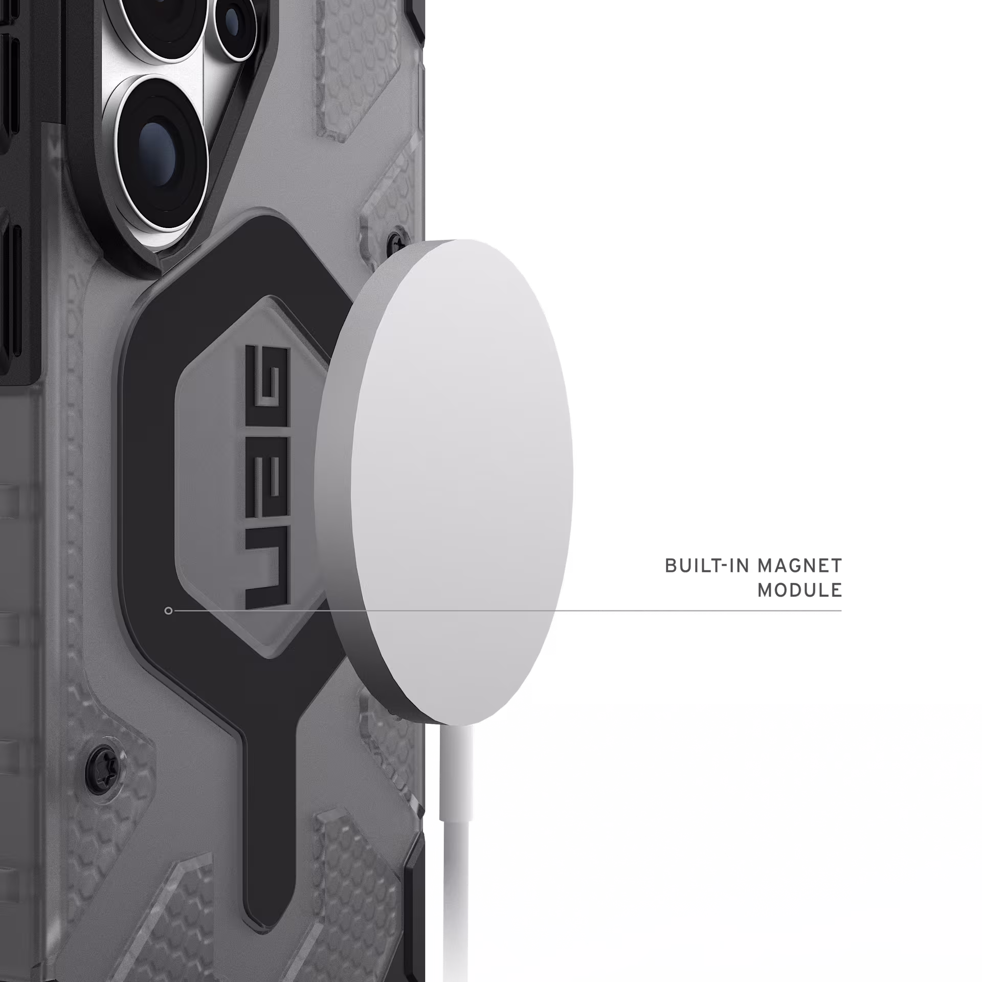 UAG Pathfinder Samsung Galaxy S26 Ultra Hoesje MagSafe Back Cover Ash Zwart afbeelding 9