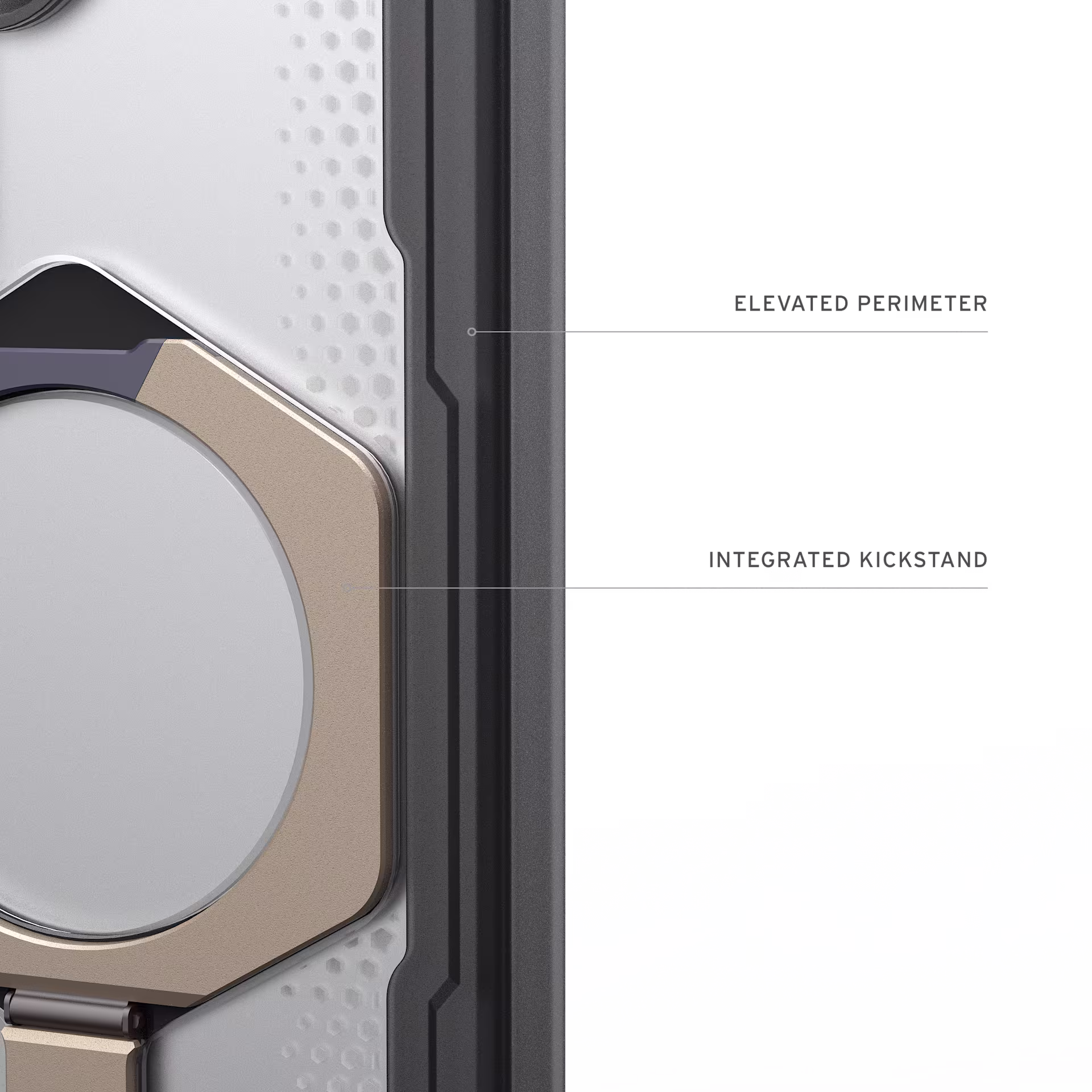 UAG Plasma XTE Samsung Galaxy S26 Hoesje Magnetic Stand Ash Titanium afbeelding 7