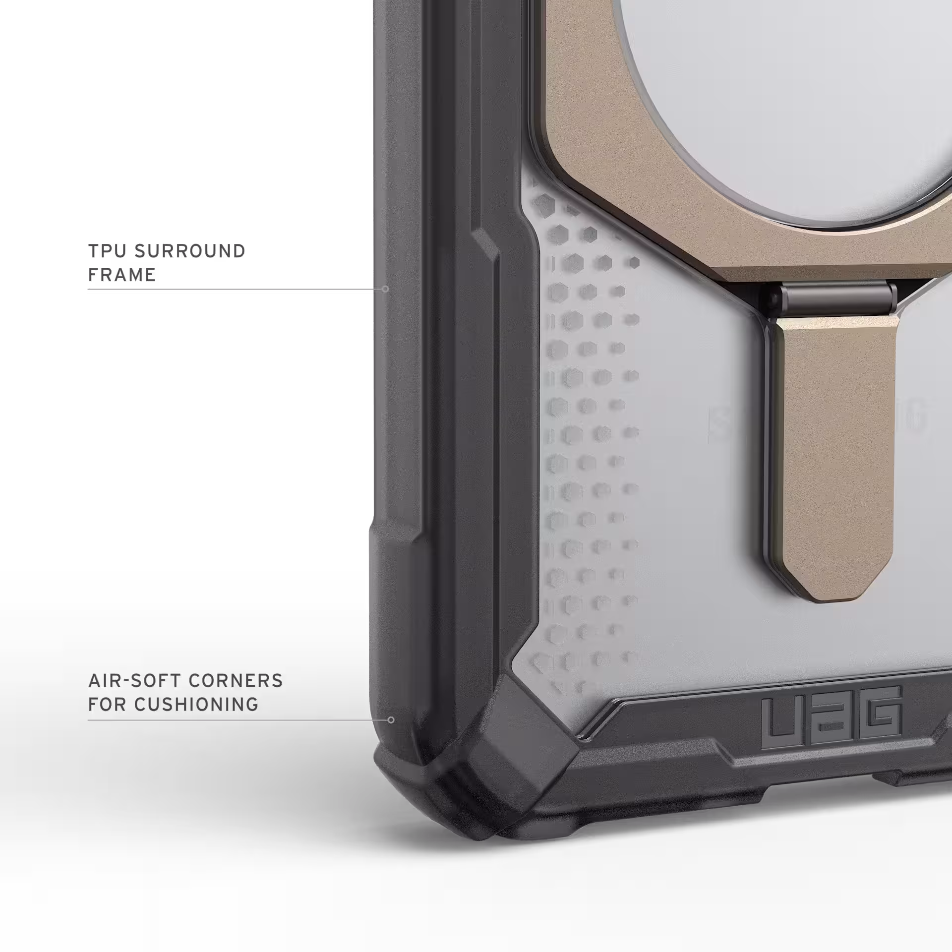 UAG Plasma XTE Samsung Galaxy S26 Hoesje Magnetic Stand Ash Titanium afbeelding 5