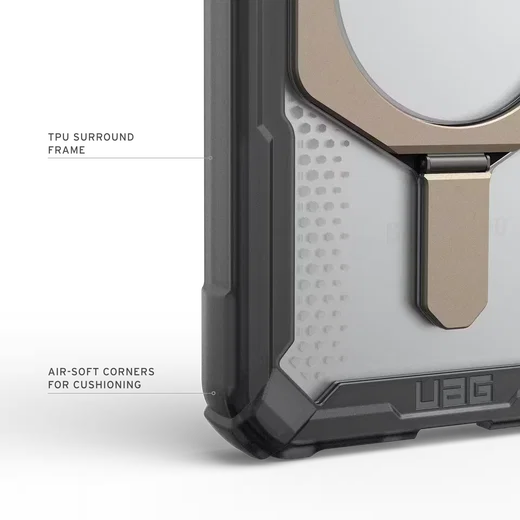 UAG Plasma XTE Samsung Galaxy S26 Hoesje Magnetic Stand Ash Titanium afbeelding 5