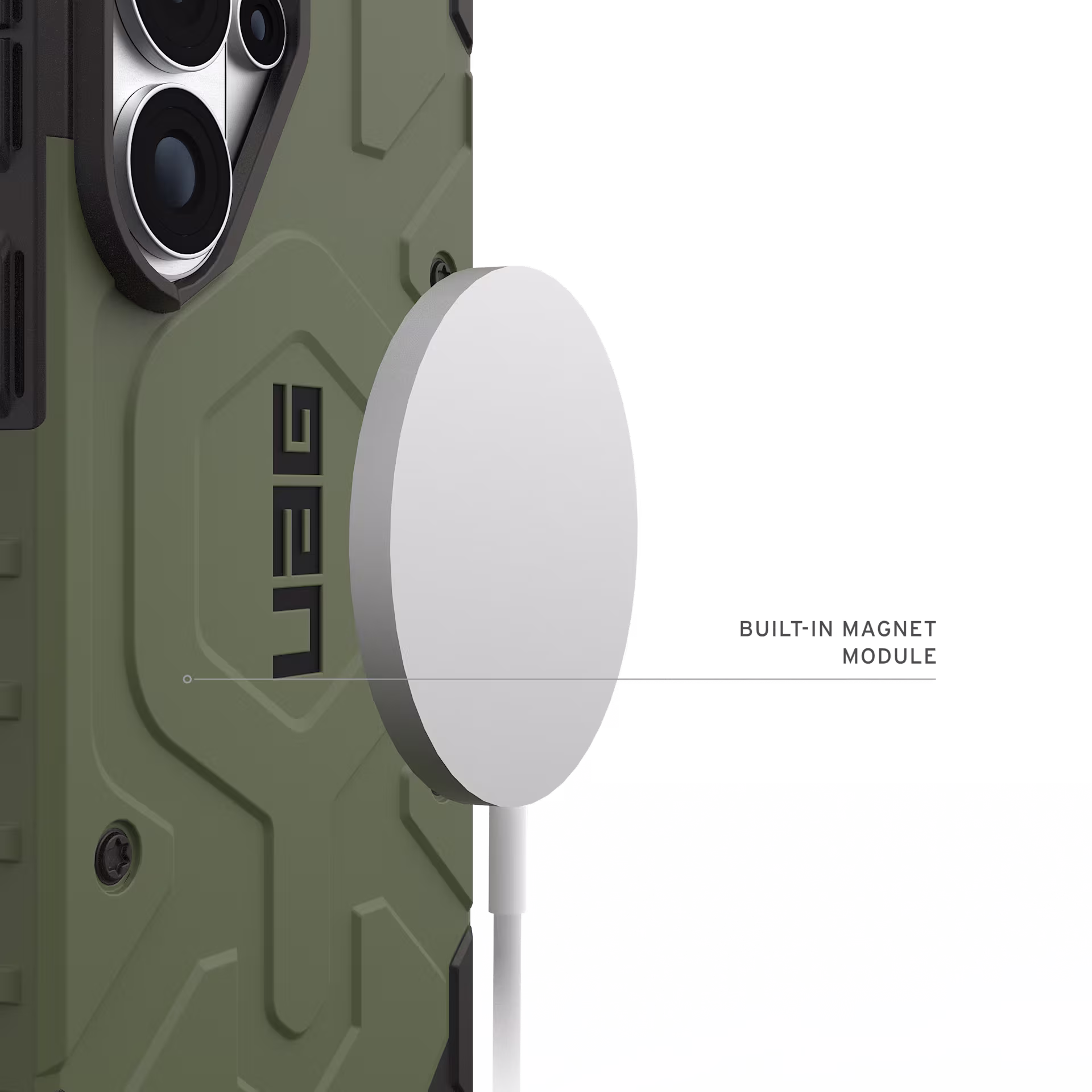 UAG Pathfinder Samsung Galaxy S26 Ultra Hoesje MagSafe Back Cover Groen afbeelding 9
