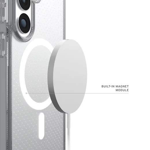 UAG Dot Samsung Galaxy S26 Plus Hoesje Magnetic Back Cover Ice Ash afbeelding 5