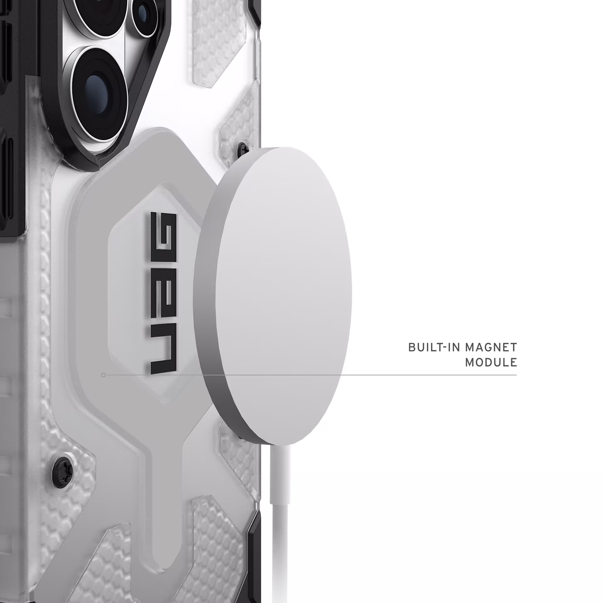 UAG Pathfinder Samsung Galaxy S26 Ultra Hoesje MagSafe Back Cover Ice Zilver afbeelding 9