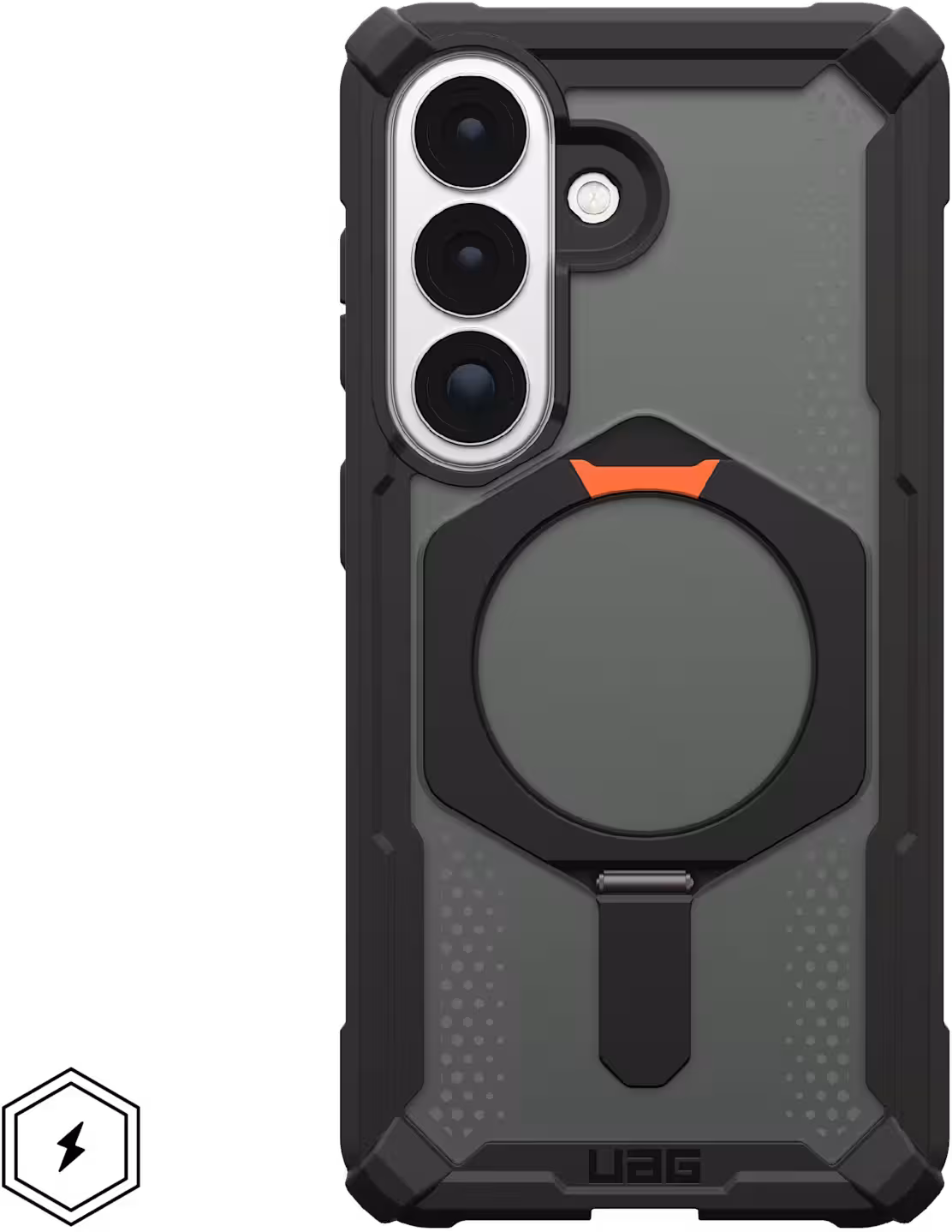 UAG Plasma XTE Samsung Galaxy S26 Hoesje Magnetic Stand Zwart Oranje afbeelding 1