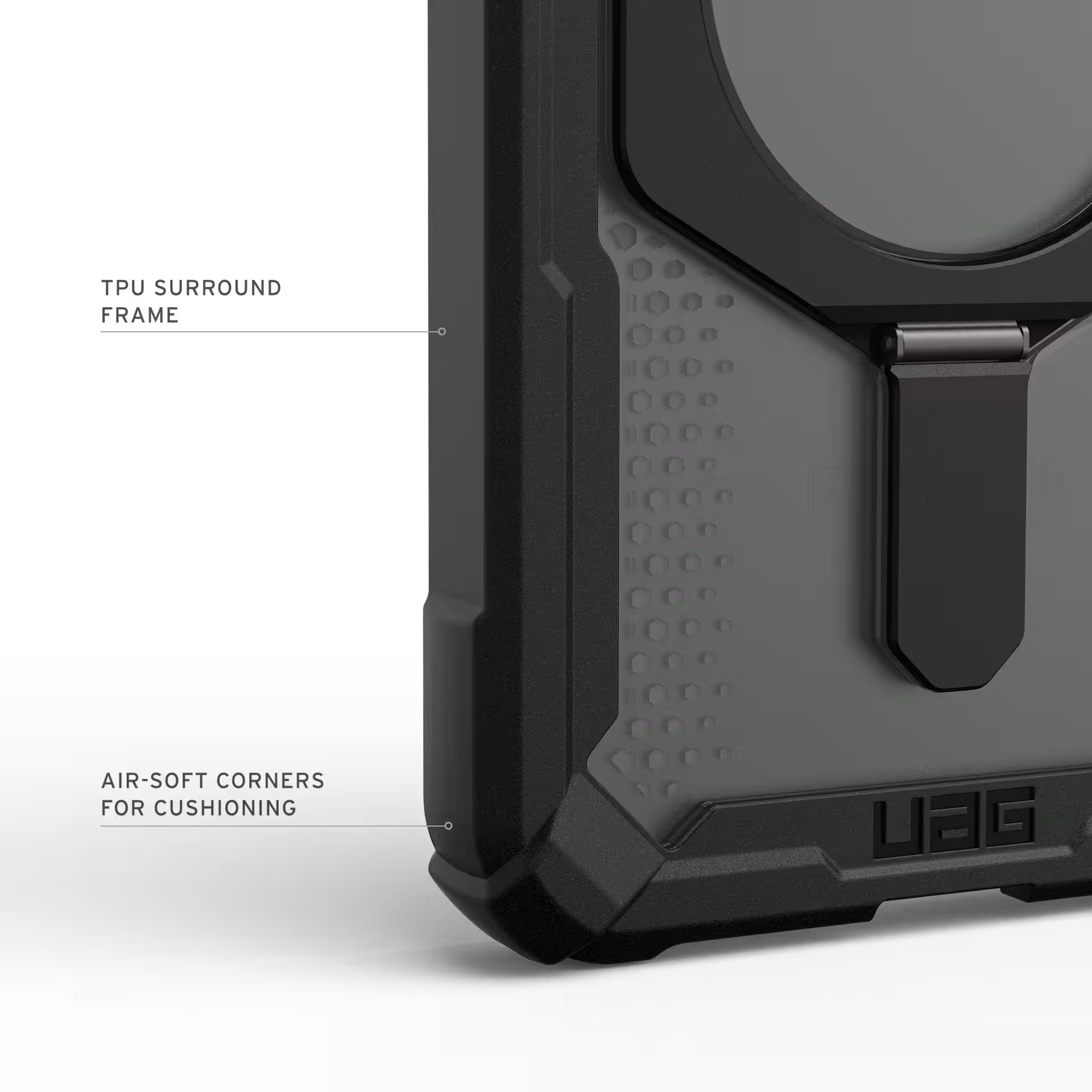 UAG Plasma XTE Samsung Galaxy S26 Hoesje Magnetic Stand Zwart Oranje afbeelding 5