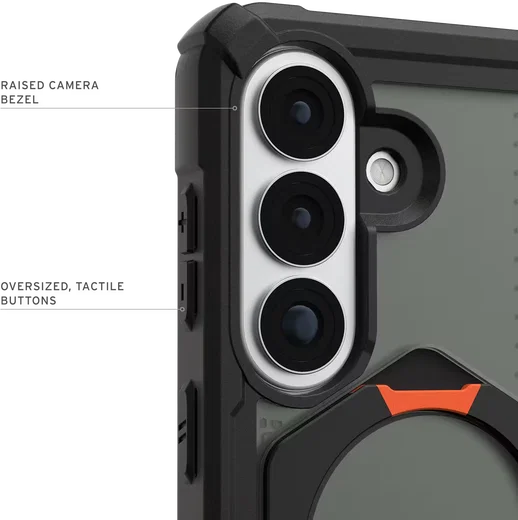 UAG Plasma XTE Samsung Galaxy S26 Hoesje Magnetic Stand Zwart Oranje afbeelding 6