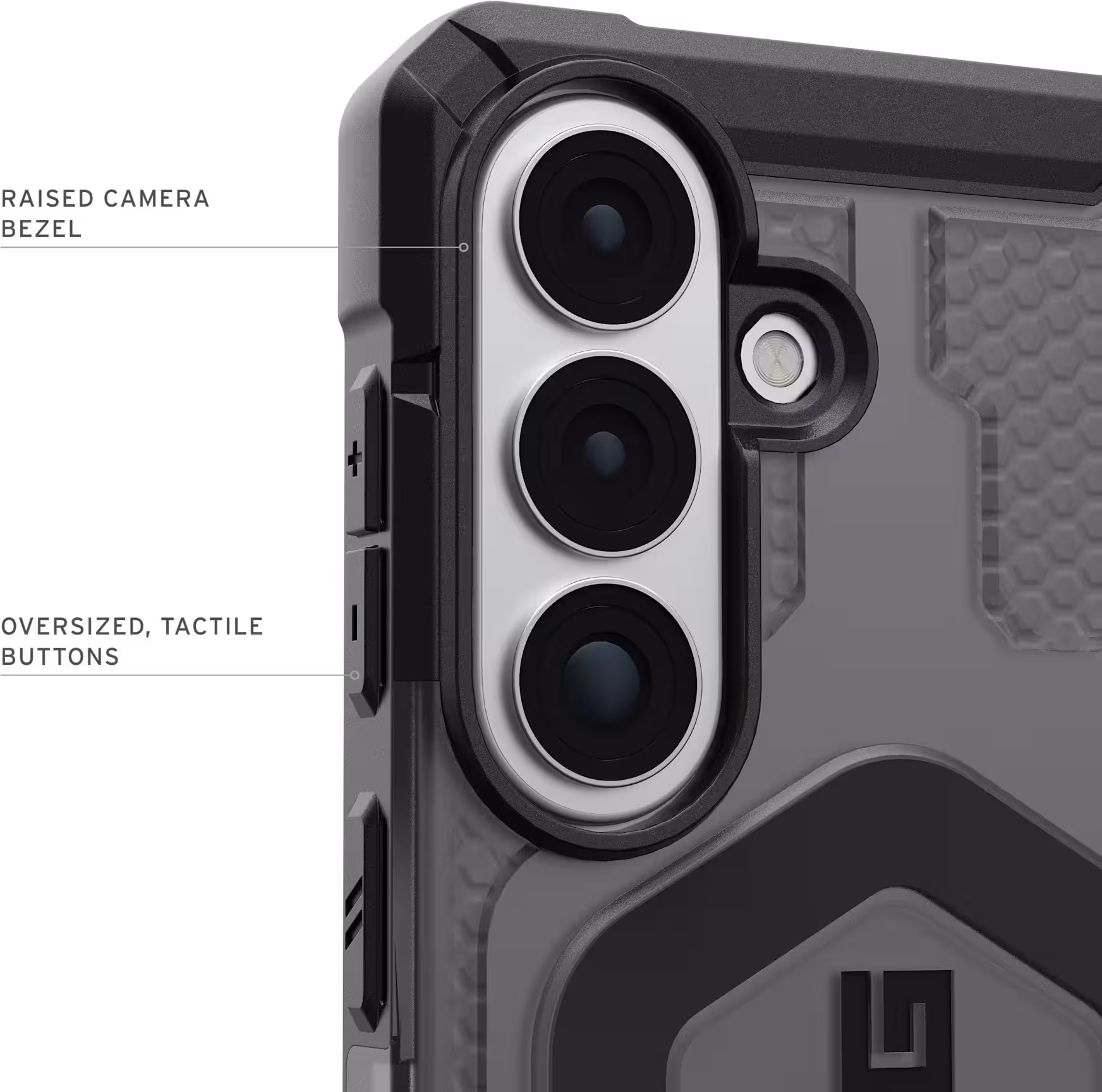 UAG Pathfinder Clear Samsung Galaxy S26 Plus Hoesje MagSafe Back Cover Ash Zwart afbeelding 6