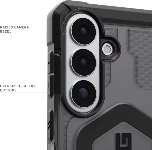 UAG Pathfinder Clear Samsung Galaxy S26 Plus Hoesje MagSafe Back Cover Ash Zwart afbeelding 6