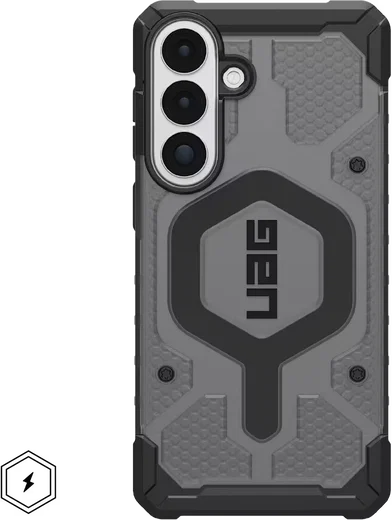 UAG Pathfinder Clear Samsung Galaxy S26 Plus Hoesje MagSafe Back Cover Ash Zwart afbeelding 1