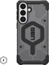 UAG Pathfinder Clear Samsung Galaxy S26 Plus Hoesje MagSafe Back Cover Ash Zwart afbeelding