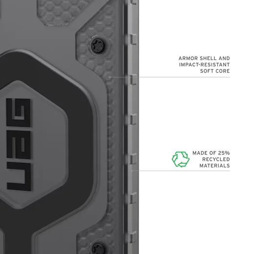 UAG Pathfinder Clear Samsung Galaxy S26 Plus Hoesje MagSafe Back Cover Ash Zwart afbeelding 8