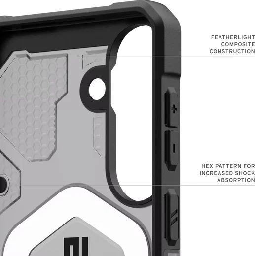 UAG Pathfinder Clear Samsung Galaxy S26 Plus Hoesje MagSafe Back Cover Ash Zwart afbeelding 9