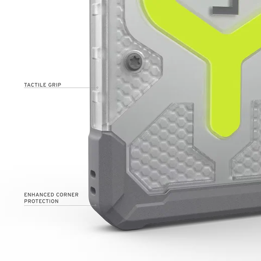 UAG Pathfinder Clear Samsung Galaxy S26 Ultra Hoesje Magnetic met Koord Neon afbeelding 6
