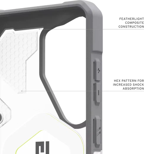 UAG Pathfinder Clear Samsung Galaxy S26 Ultra Hoesje Magnetic met Koord Neon afbeelding 8