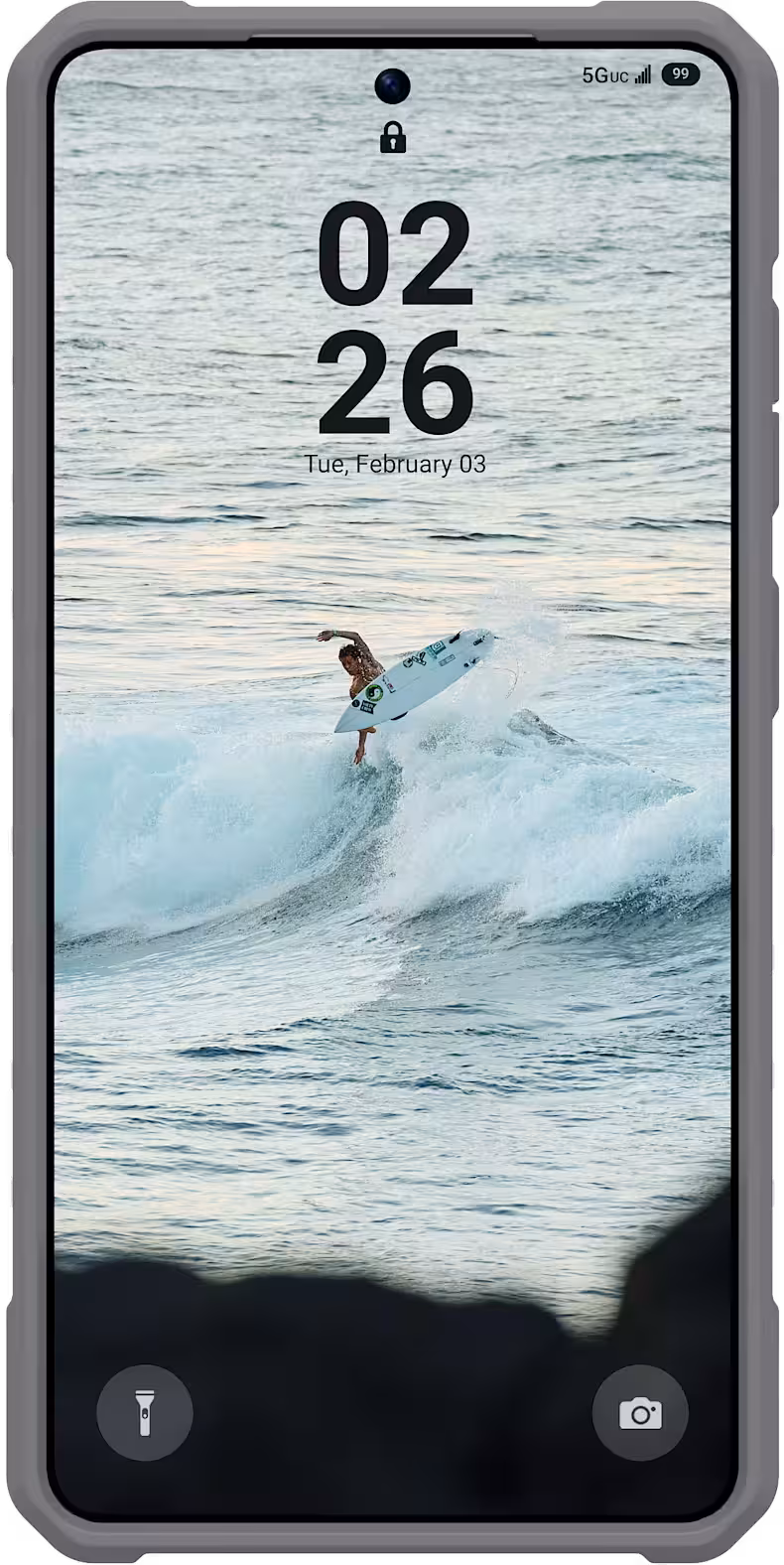 UAG Pathfinder Clear Samsung Galaxy S26 Ultra Hoesje Magnetic met Koord Neon afbeelding 3