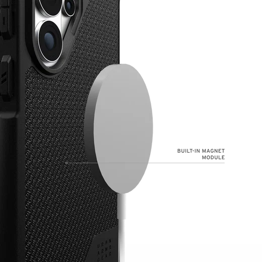 UAG Metropolis LT Samsung S26 Ultra Hoesje Magnetic Back Cover Kevlar Black afbeelding 4