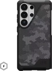 TORRAS Ostand Q3 Air, Coque Samsung S26 Ultra avec véritables airbags Double Protection (Support magnétique Robuste 360°), Coque avec Bouton de contrôle caméra, Noir Intense